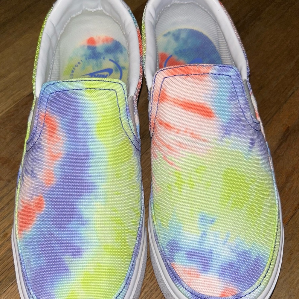 Nike Colorful Tie-Dye Slip-On Shoes